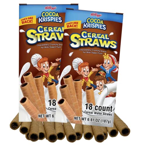 2022 Kellogg's Cereal Straws Froot Loops Edible Breakfast Straw
