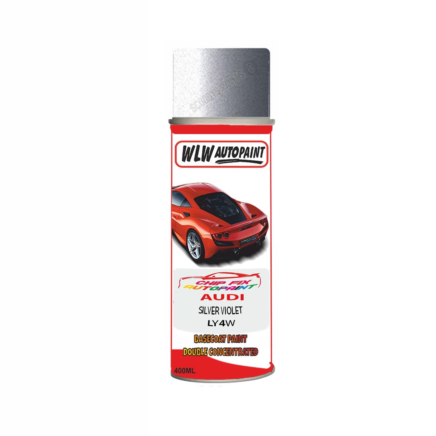 SCOOBYS PAINTS BACK IN THE MIX Basecoat Aerosol Spray Paint For Audi Tt Silver Violet 2003-2006 Code Ly4W