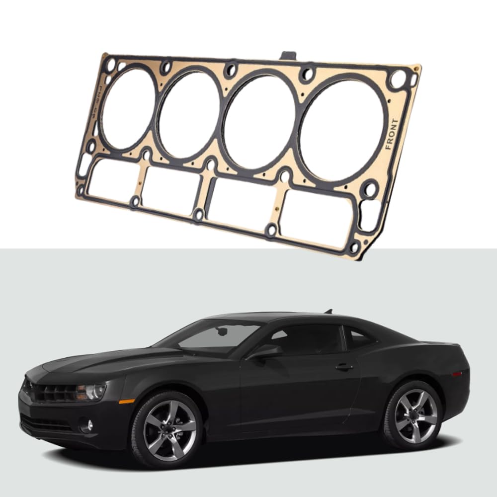 Riloer Guarnizione della testata del cilindro, 1 pezzo in metallo per motore dell'auto, set di guarnizioni per testata del cilindro compatibile con Cadillac CTS 2009-2015 Chevrolet Camaro 2012-2015