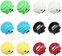 Sanwa 12 pcs OBSF-30 Original Push Button 30mm - for Arcade Jamma Video Game & Arcade Joystick Games Console (Color) - (Each Color of 2 Pcs) Use for Arcade Game Machine Cabinet S@NWA