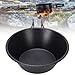 RiToEasysports Camping Bowls, 310ml Portable Stainless Steel Bowl with Anti Stick Coating and Hanging Handle, for Outdoor Camping and Picnics