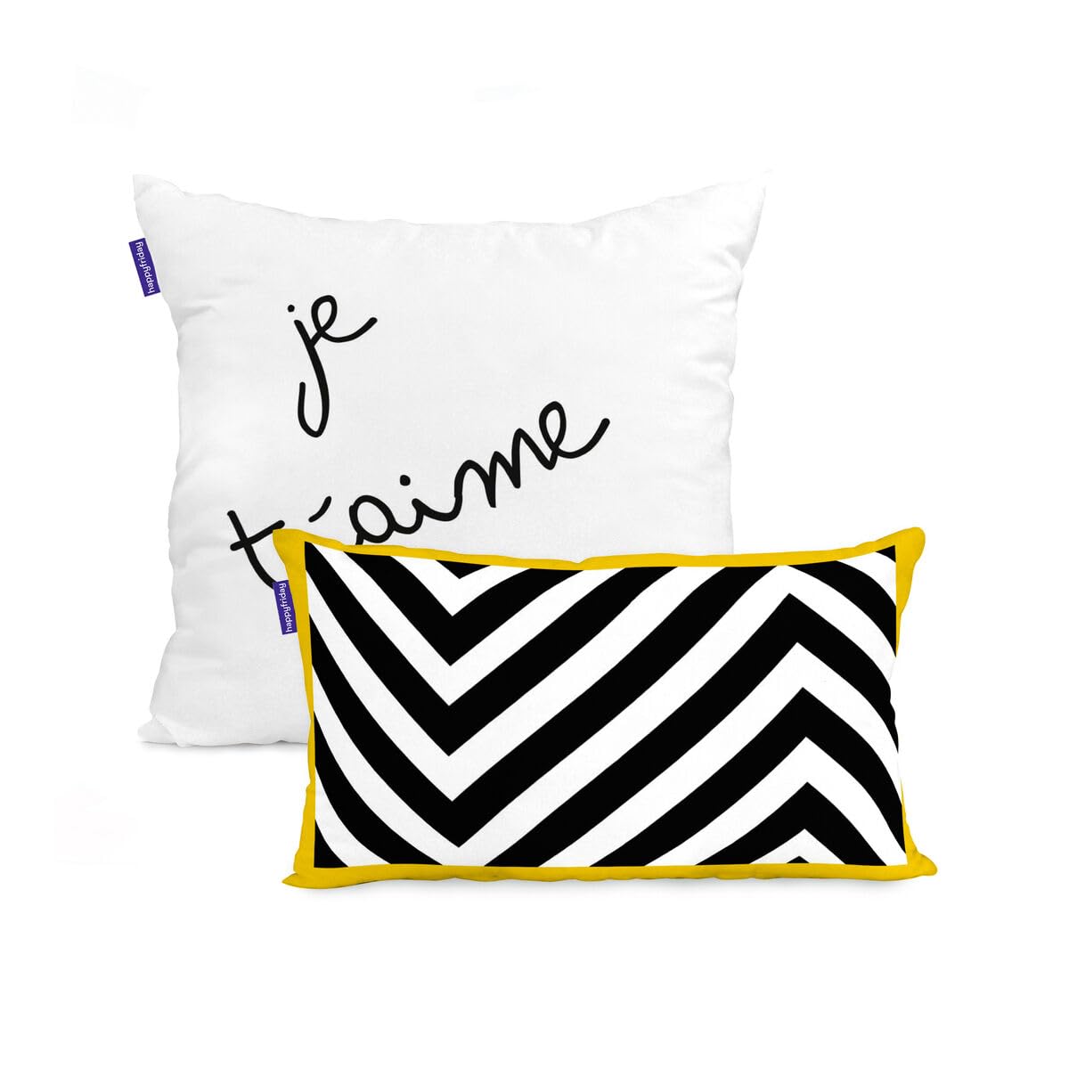 HappyFriday Blanc Star Cushion Cover Multicolor 2 Pieces