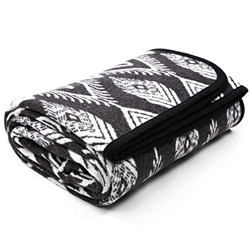 PuTian Merino Wool Blanket for Camping, 87" x 63", Bohemia Grey by PuTian - Used condition - US$34.19