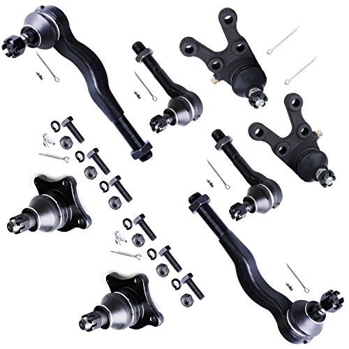 SCITOO 8pcs Front Suspension Kit Inner Outer Tie Rod End