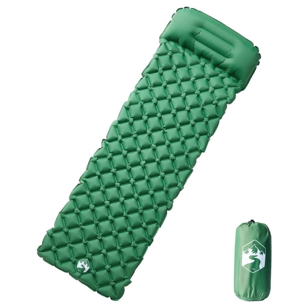 Colchoneta hinchable con cojín, autoinflable, impermeable, ultraligera de nailon 40D, 188 x 62,5 x 5,5 cm, compacta, ideal para camping, senderismo, al aire libre y viajes