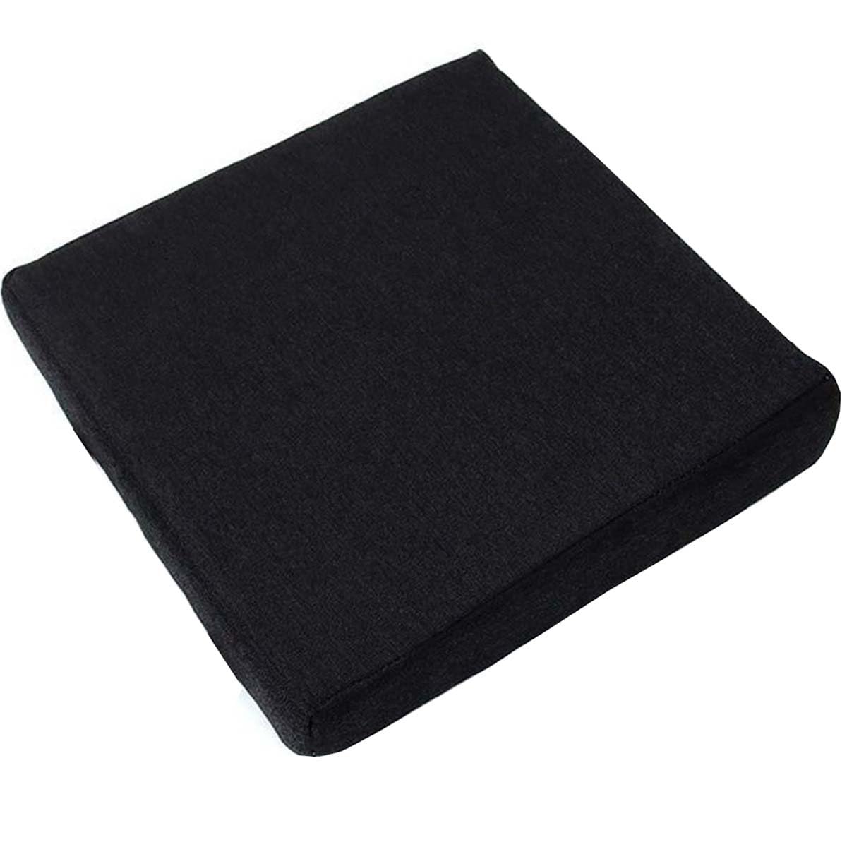 Chair Seat Cushion Set of 1/2/4 Square Stool Cushions 10/12/14 Inches Chair Pads with Ties ,Thicken 5/8CM,Non Slip Chair Padding for Dining ,Office ,Kitchen ,Indoor Outdoor Chairs ( Color : W , Size :