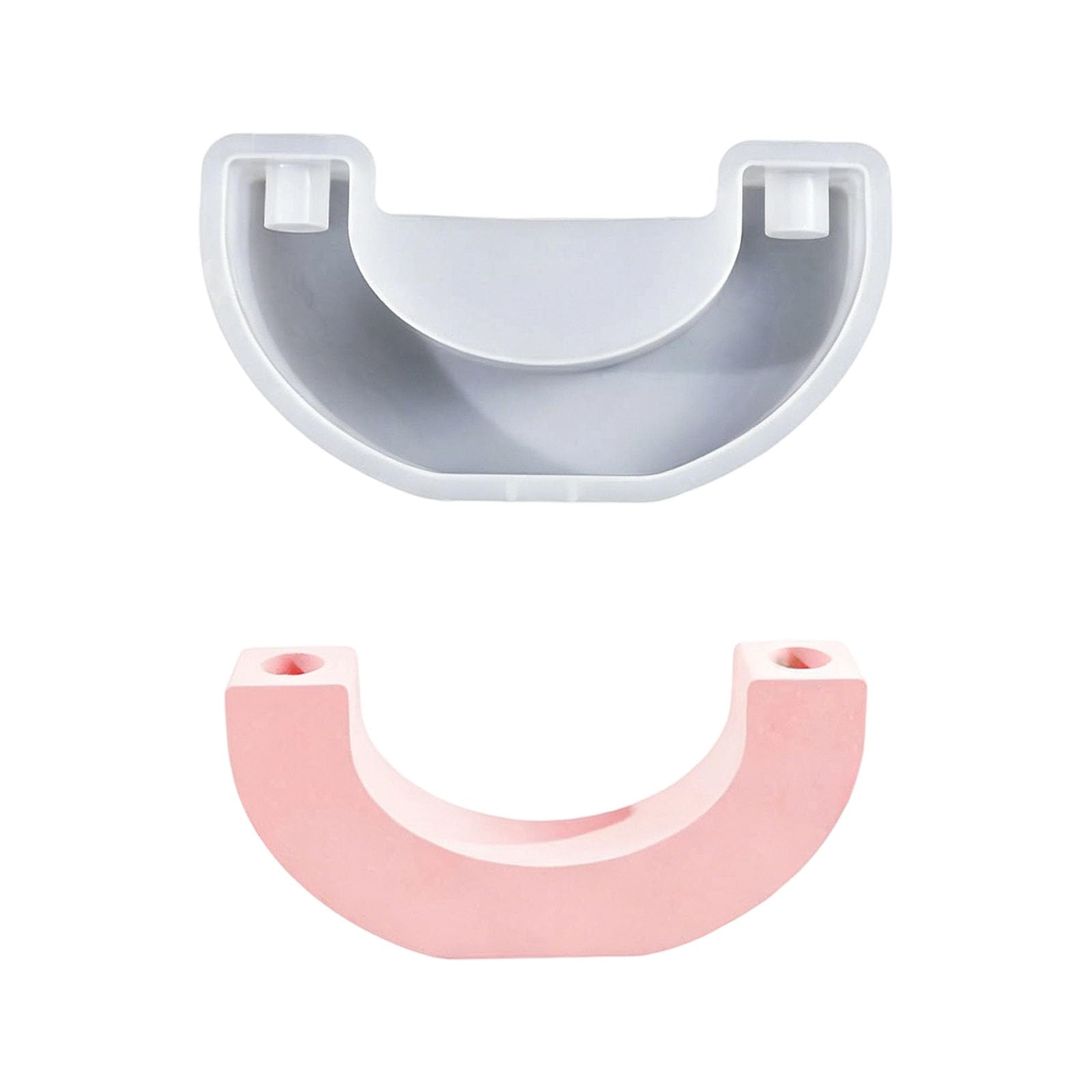 EXQIOUR Rolled Bridge Silicone Candlestick Temperature for Making Making Elastomer Cast