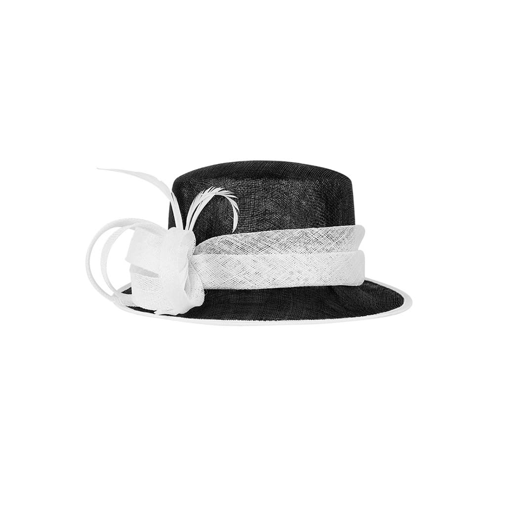 Chapeau haut de forme de banquet gaze décorative et serre-tête réglable pour cérémonie
