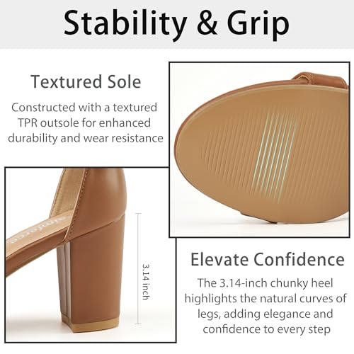 Image of Reimferce Womens Comfortable Heels for Wedding: No Blisters & Sore Feet by 40% Better Shock Absorption During Wedding - 8-Hour Keeping Pain-Free for Brides & Bridesmaids