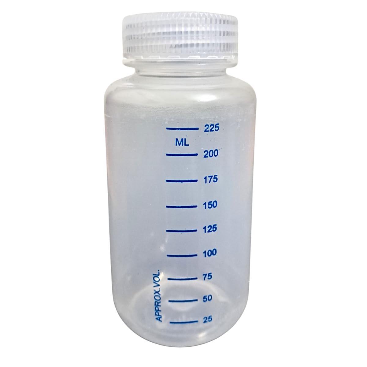 AANIJ® Reagent Bottle with Printed Graduation 250 ml Wide Mouth Pack of 6 Laboratory Grade Polypropylene for Filling Liquid in Lab, School & Industrial Use-image-21