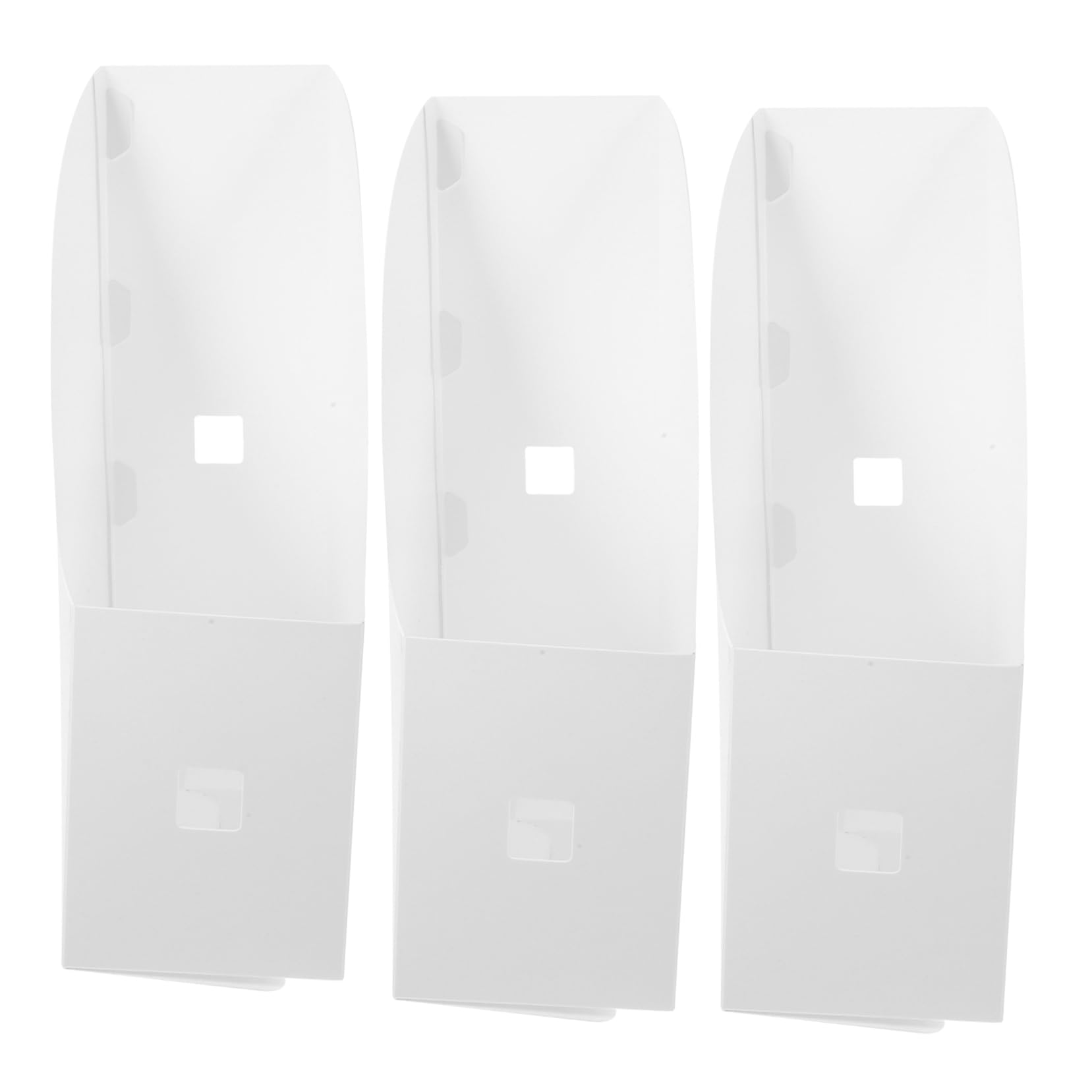 Housoutil 3Pcs Household File Organizers Multi Function Desktop Magazine Holders for Office Supplies and Book Accessories Corrugated for Home and Office Storage