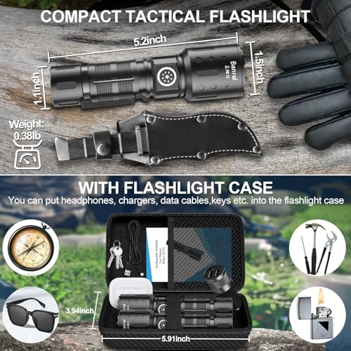 Banral K-2316-B Rechargeable Flashlights 20,000 High Lumens thumb #6
