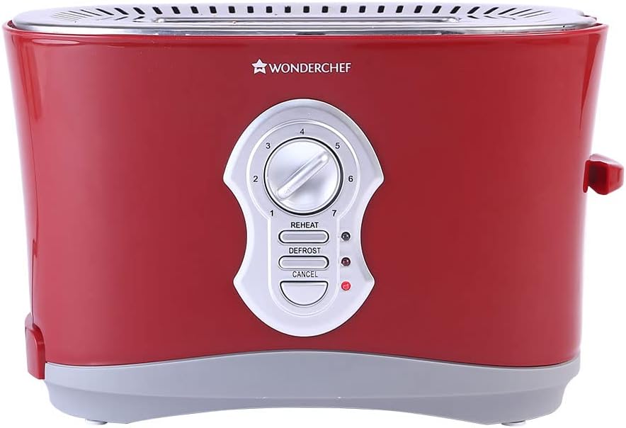 Wonderchef Crimson Edge Slice Toaster Plus, 800W with 2 Years Warranty