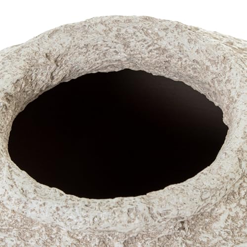 Vase de sol en céramique blanc DRW pour meubler un angle vide - 3