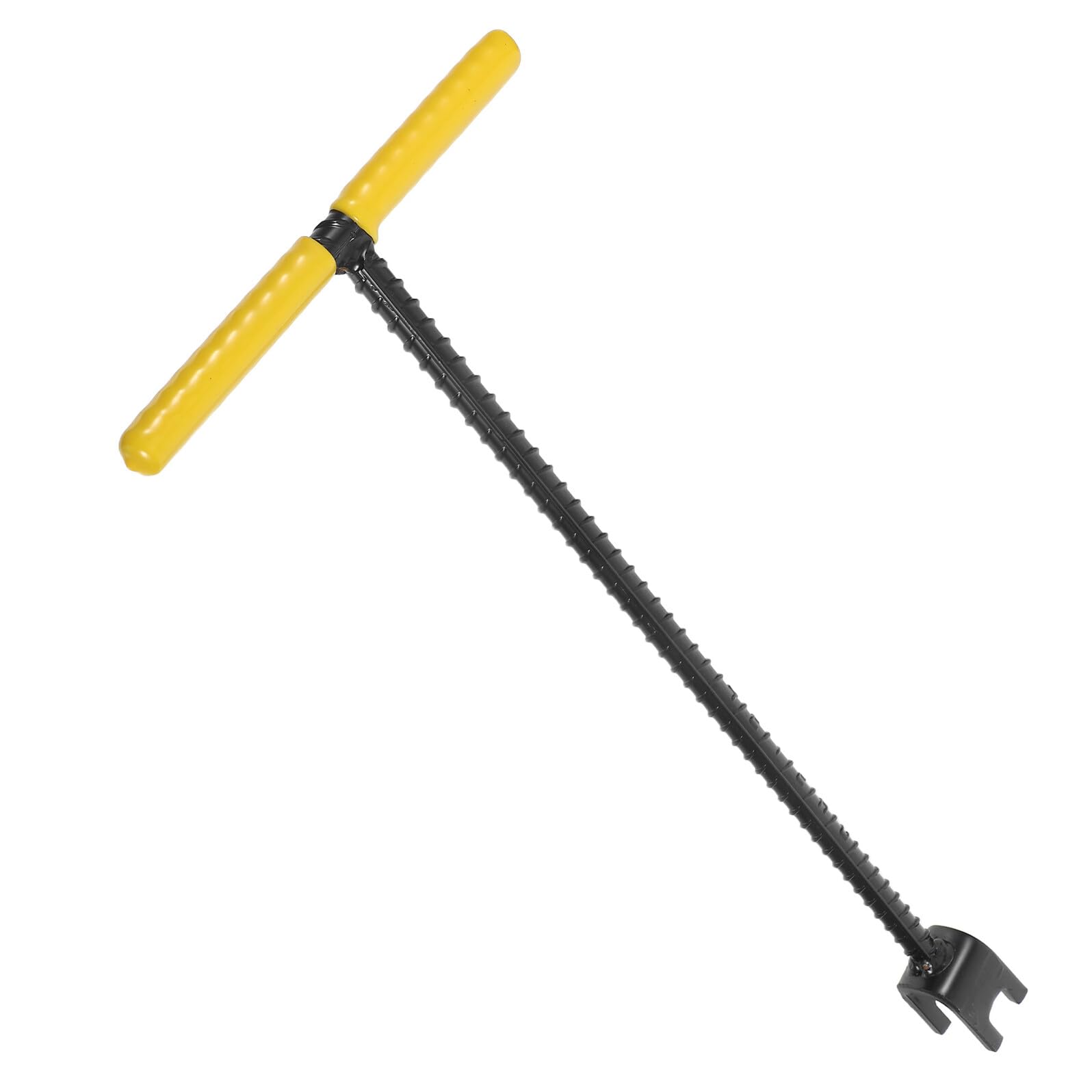Healifty Llave para Válvula de Agua de 17 Pulgadas con Mango T Herramienta Multifuncional para Cerrar Medidor y Válvulas Acero Inoxidable Resistente y Agarre Cómodo Uso Plomería y