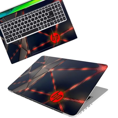Image of DSGN 133 Full Body Laptop Skin Bubble-Free| Laminated| Removable| HD Quality Sticker for Laptops Upto 15.6 Inches Compatible with Hp