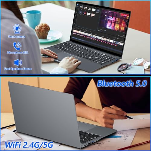 Pc Portatile 15.6 Pollici, Win 11 Notebook Core I3-8100Y Cpu, Notebook 16GB Ram 512GB Ssd, Laptop 1080P Ips Fhd Schermo, Portatile Con Type-C+Tf Card Slot+Mini Hdmi+Usb3.0+Mini-Hdmi+Bt5+Webcam+Wifi5 - 6