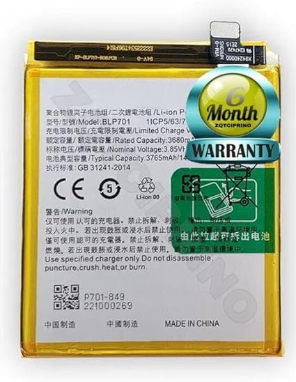Image of Original BLP701 Battery for Oppo A5s, Battery with 6 Month Warranty**** (N193)