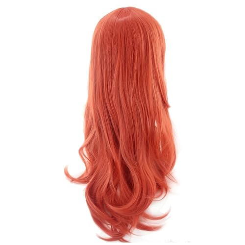 Miniatura 4 de BERON Peluca de fiesta de cosplay rizada de 26 pulgadas naranja