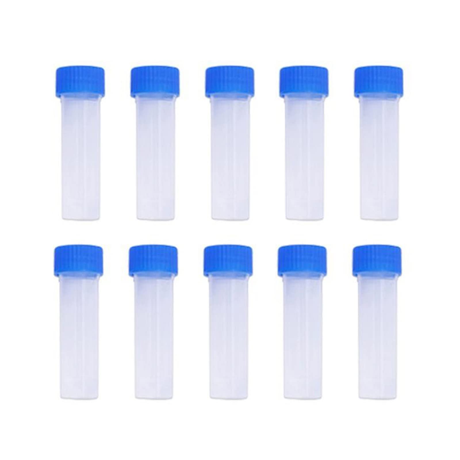 Eyiara 10pcs Sewing Needle Container Transparent Plastic Embroidery Felting Needle Bottle Box Pin Storage Tube Needlework Tool-C