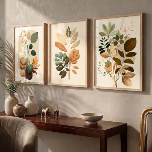 Image of kotart Painting for Wall Decoration - Modern Art Wall Decor Framed Painting for Living Room Bedroom - Framed Wall Posters /Paintings with Frame Set of 3 (Art-6, 13X17 inch)