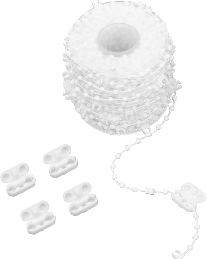 COITEK 20 Meter Blind Bottom Chain, White Vertical Blind Bottom Chain