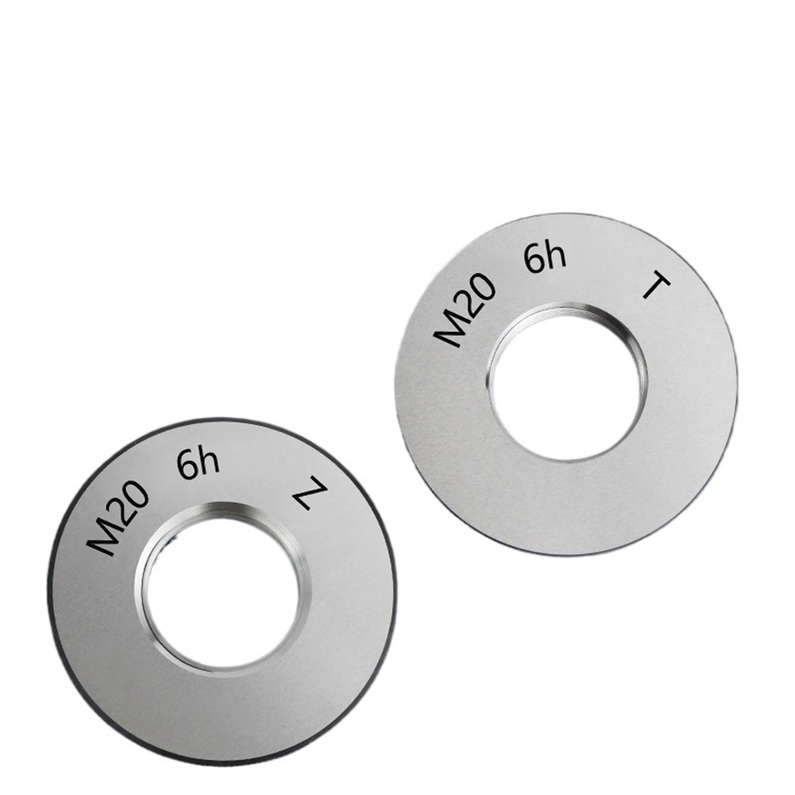 1 Set (1 x GO + 1 x NOGO) 6h Genauigkeit Standard metrische Feinverzahnung Gewinderinglehre M22M23M24M25M26M27M28M29M30M31M32-M35 Messwerkzeug (M28-6h T Z, X 1,5)