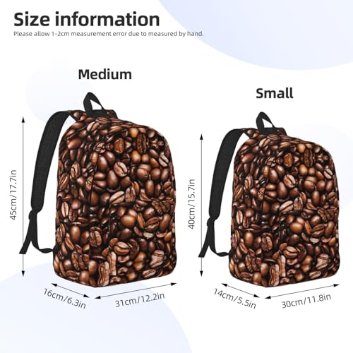 Sac à dos amusant grains de café EdWal anti-choc pour PC et bagage cabine