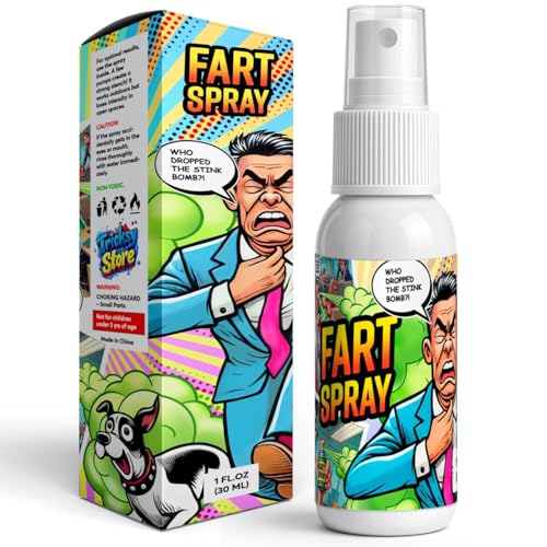 Fart Spray Extra Strong – Liquid Fart Stink Bomb Gag Gift for Prank Lovers – Funny Poop Spray...