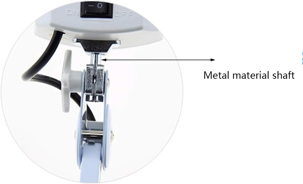 Magnifying Glass with Light and Stand Hands Free, Adjustable Rolling Floor Stand Magnifier with 4 Wheels, White Facial Magnifying Lamp 5X,10x,15x for Reading, Repair, Beauty (Size : 5X)