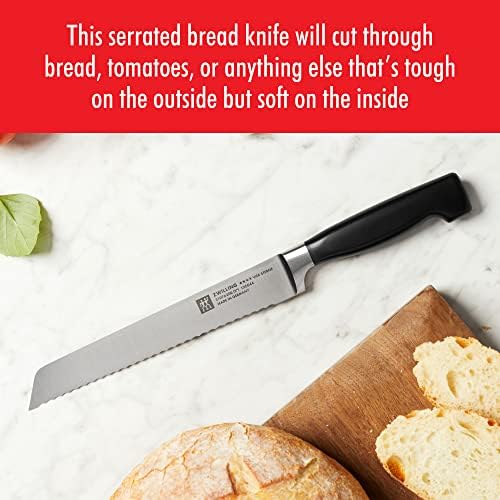 Zwilling J.A. Henckels Twin Four Star 8-Inch High Carbon Stainless Steel Bread knife
