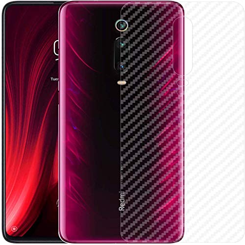 Image of Compatible with Redmi K20 Back Screen Protective Film Carbon Fiber Skin Transparent Screen Guard Sticker