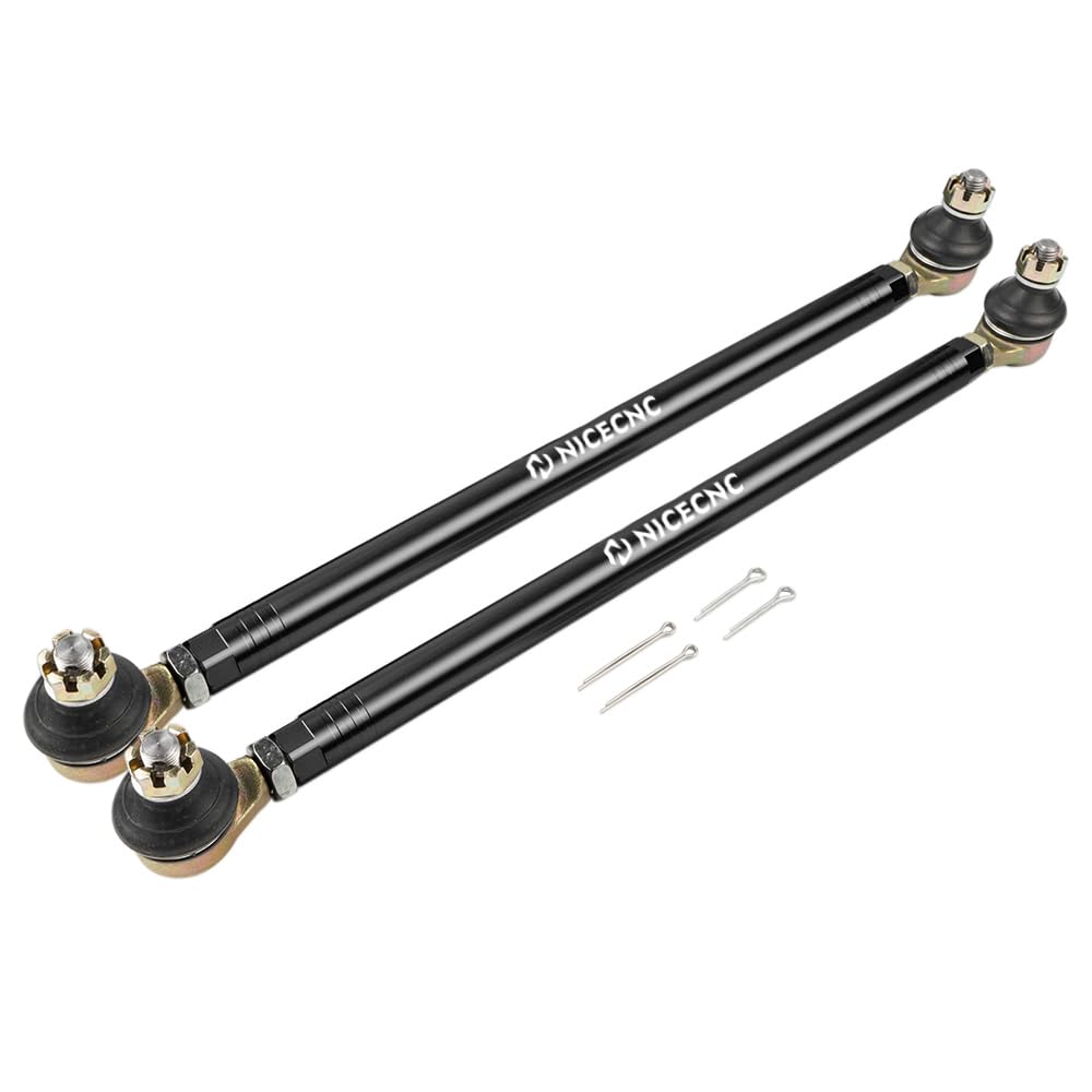 NICECNC Biellettes de Direction Compatible with Yamaha Raptor 700 2006 2007 2008 2009 2010 2011 2012 2013-2023, 700R 2009 2010-2020 2021 2022 2023, 1PD-23831-00-00 Noir