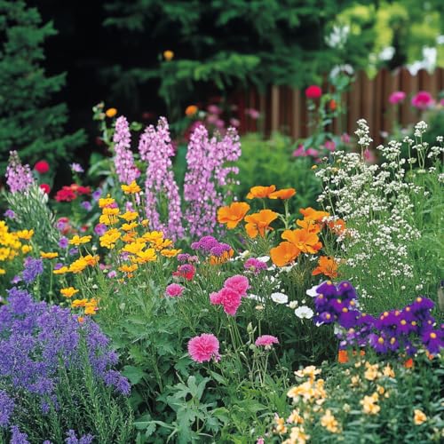 Ferry-Morse Wildflower Seeds Mix - Deer Resistant, Non-GMO, Outdoor, Wild Flowers - 1 lb