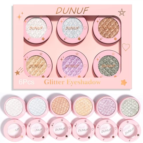6 Colori Palette di Ombretti per Trucco, Lunga