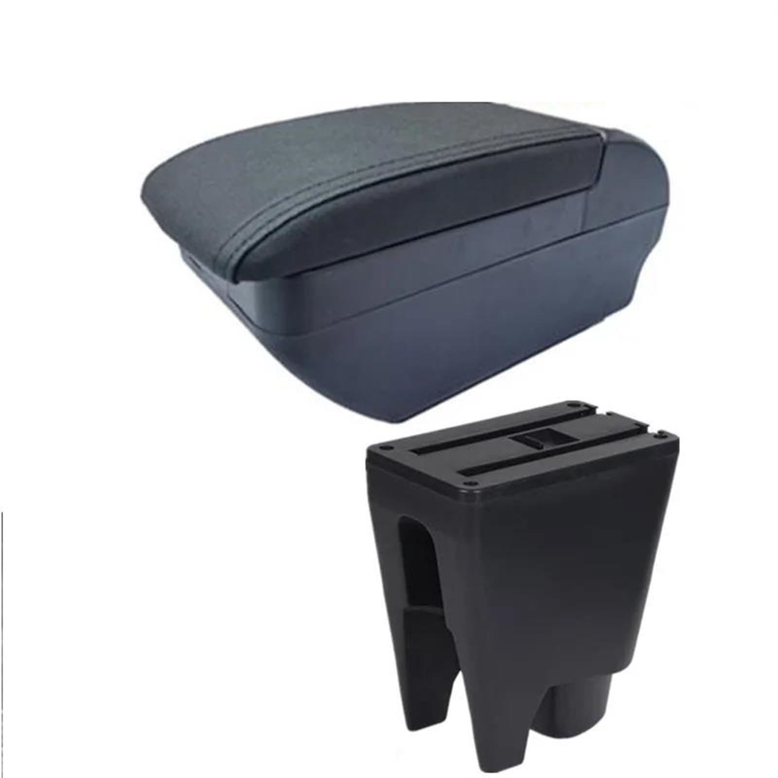Hjkdsz F Black Line No For Citroen C1 Storage Console Armrest Boxes Car Interior Center Organizers Accessories(F Black Line No)