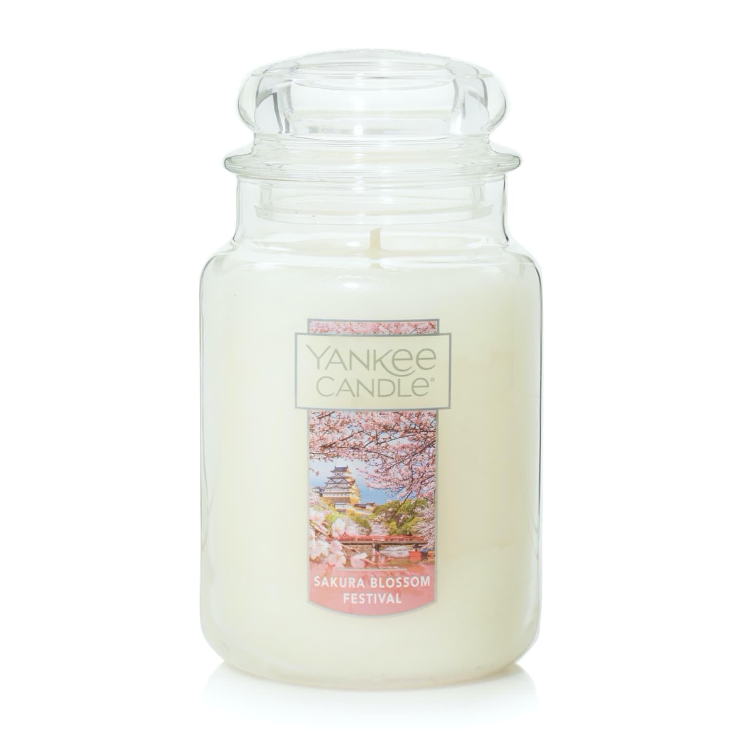 Sakura Blossom Festival Large Jar Candle White Rose