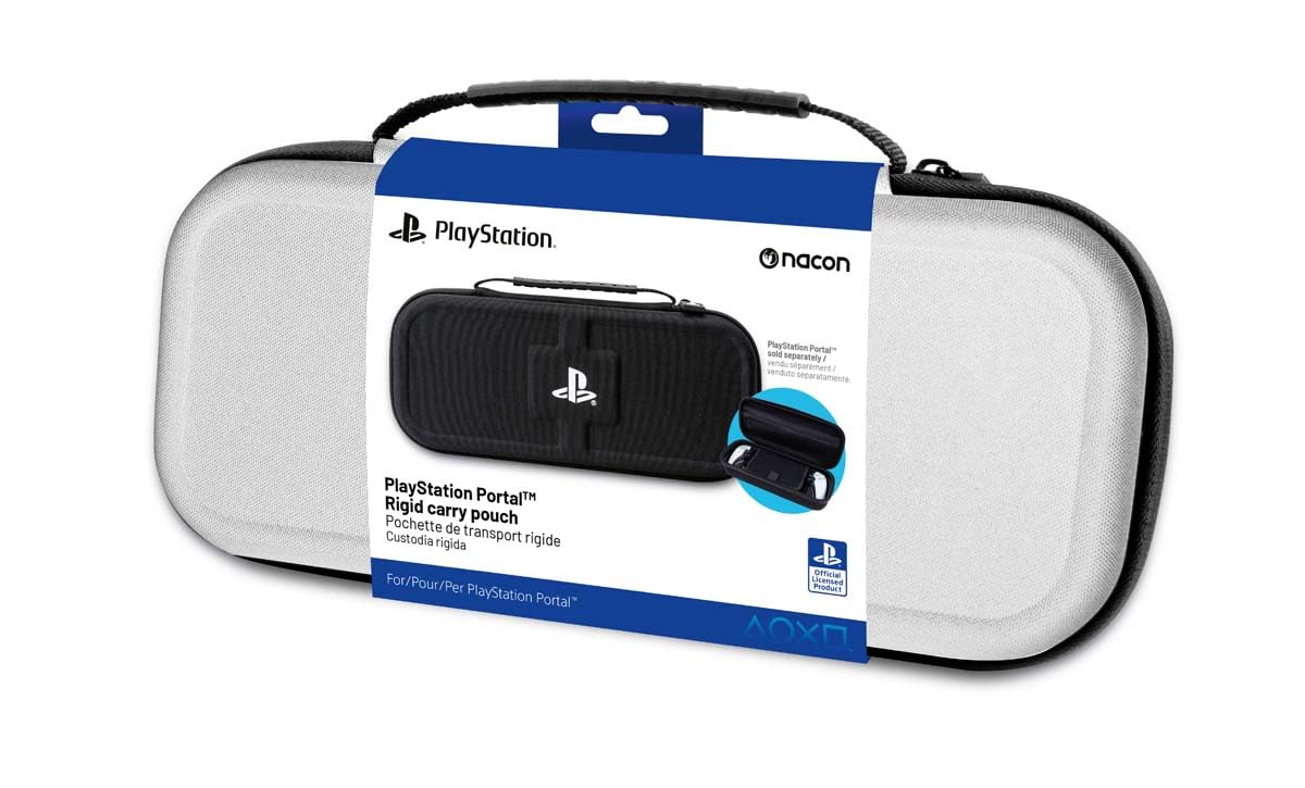 Nacon Sony PS Portal Case - Blanco | Funda oficial de viaje y consola