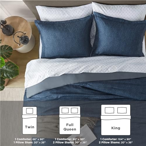 Degrees Of Comfort Blue Queen Comforter Set thumb #5