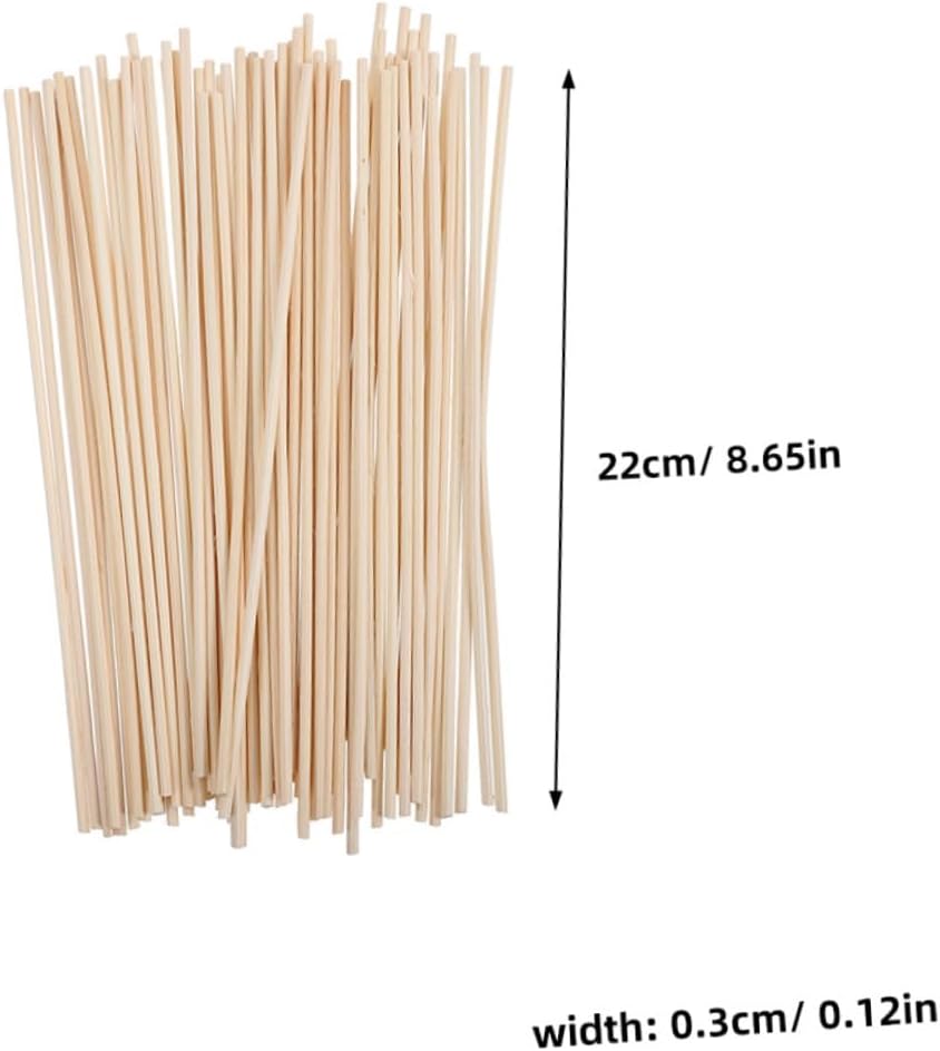 ABOOFAN 4sets 200pcs Rattan Fragrance Sticks for Essential Oil Diffusers Aromatherapy Replacement for and Meditation Plant Material Long Design for Enhanced Aroma Experience 200pcs*4
