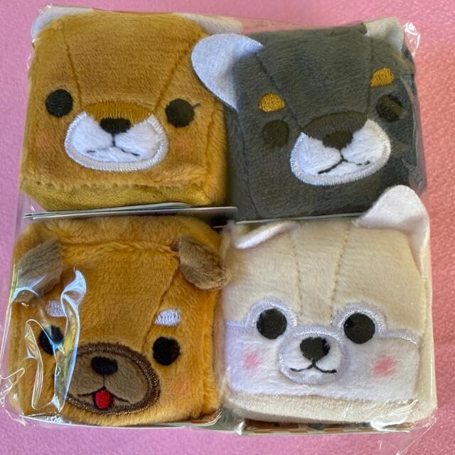 Mameshiba Three Brothers Cubic Cleaner 4 Pcs