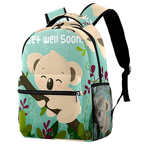 Sac d'école mixte durable motif koala mignon pour étudiants Be Free
