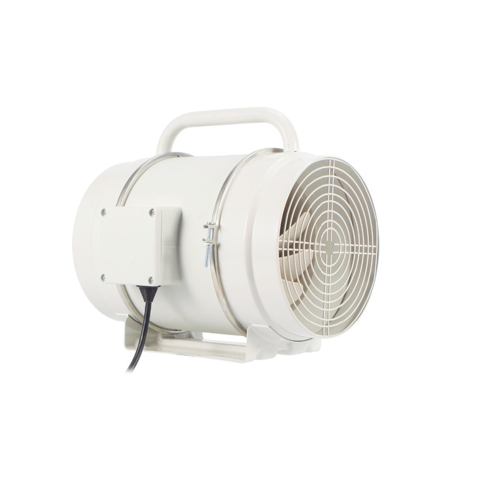 Ventilador de Extracción, Ventilador De Conducto En Línea De 8 Pulgadas Y 200mm, Extractor De Flujo Mixto Portátil Con Mango, Extractor De Aire, Ventilador De Escape para baño, baño, cocina, invernade
