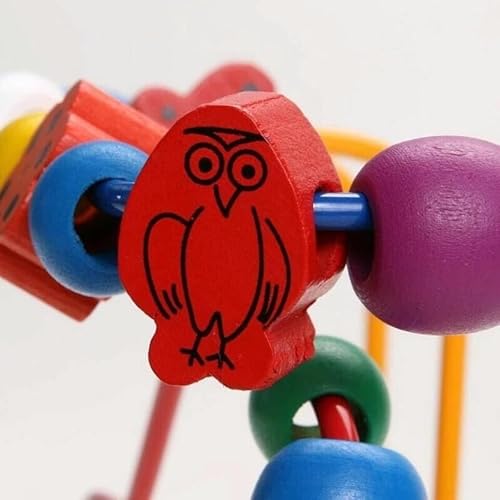 Little Mind Wooden Beads Maze (30 Pieces) Puzzle Game - Image 3