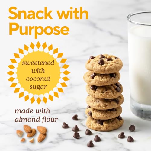 Image of Simple Mills Almond Flour Mini Chocolate Chip Cookie Packs, 20ct, 0.8oz | Bulk Size, 20 Individual Snack Packs, Certified Gluten Free Chocolate Chip Cookies, Crunchy, Travel and Lunchbox Ready
