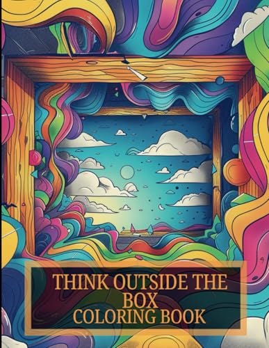 THINK OUTSIDE THE BOX COLORING BOOK: Creative adventure for kids image 2