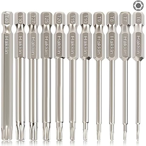 Hakkin 11-Piece Tamper Proof Torx Bit Set Cover