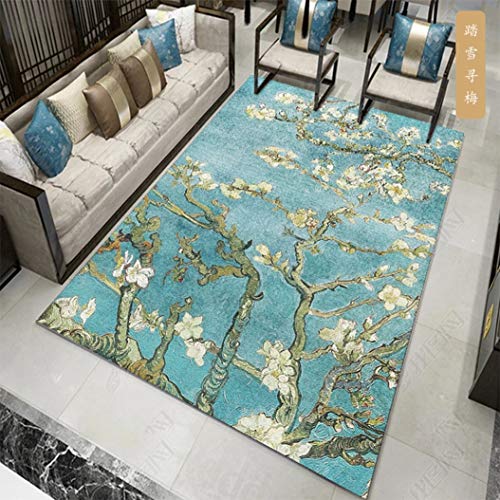 ラグ カーペット 洗える ラグマット かわいい 花柄 160*230 じゅうたん カラー カーペット レトロ風 花柄 防ダニ 抗菌 消臭 滑り止め付き 冷房対応 ふわふわ 床暖房対応 長方形 遮音 厚手 センターラグ