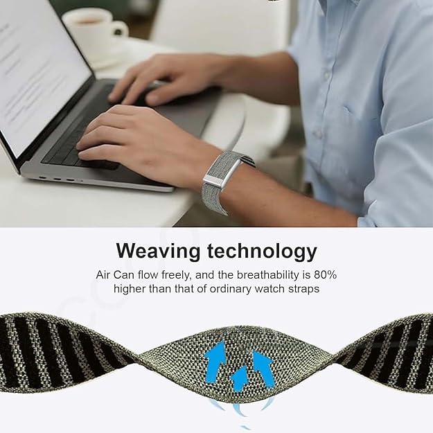 Image of Soft Nylon Sport Strap Breathable, Durable Strap Compatible with Whooop 5.0, One & Peak