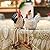 QIAOIDEA Funny Shelf Sitting Chicken Figurines – Farmhouse Rooster & Hen Statues with Dangling Legs – Rustic Tabletop Home Decor, Kitchen, Garden Ornaments (Set of 2)